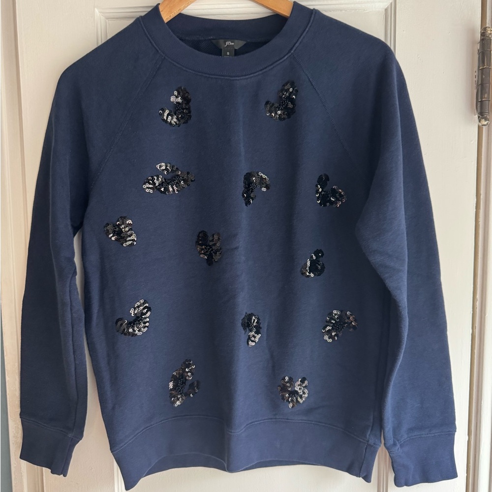 J. Crew Dark Blue Sweatshirt